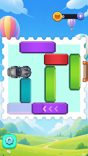 Block Exit Wood Slide official game screen